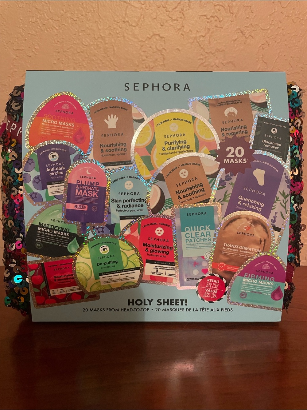 Sephora Holy Sheet! 20-Pack Skincare Mask Set